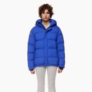 Aritzia Super puff SHORTY - Azure Blue